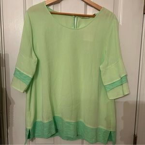 NWT Soft‎ Surroundings Oakleigh top Size L